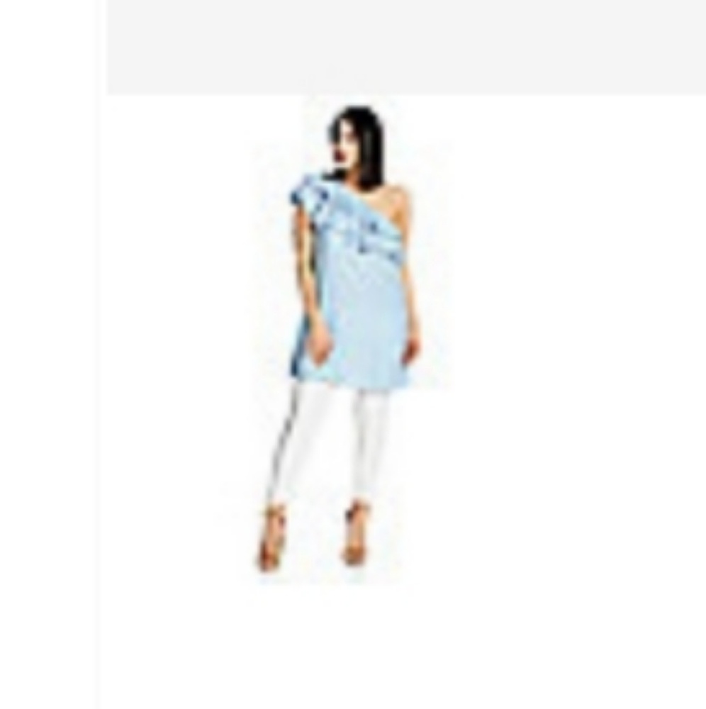 One Shoulder Ruffled Dress Shirt - Picture 3 of 3